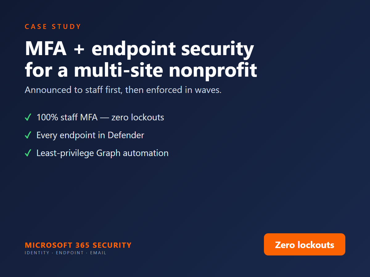 M365 security rollout case study